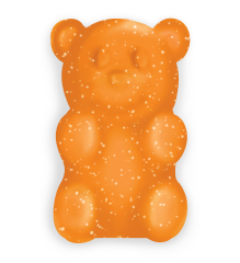 Peach Apricot Mango Gummy Bear